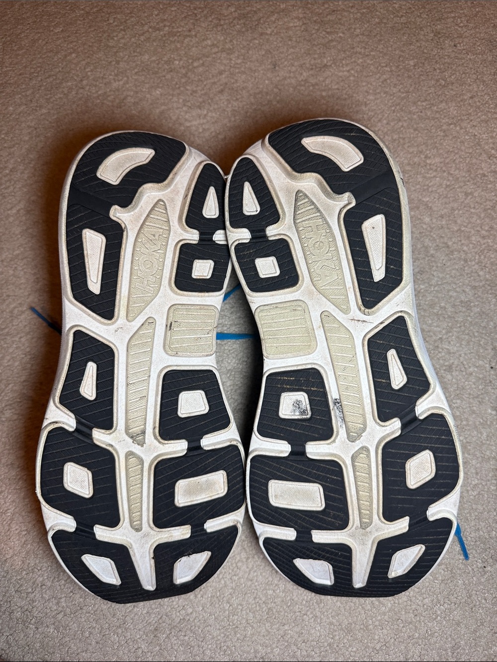 Men’s Hoka Blue Bondi 9 Running Sneakers - Lightweight Comfort - Picture 8 of 10
